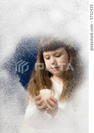 Girl with candle Girl with candle 5732435