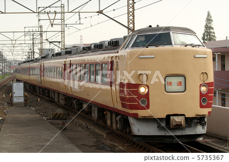 JR183 series · 189 type limited express train fast speed Kawaguchiko JR183 series · 189 type limited express train fast speed Kawaguchiko 5735367