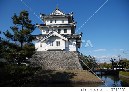 The castle tower of Oshiro (Gyoda-shi / Saitama ken) 5736331
