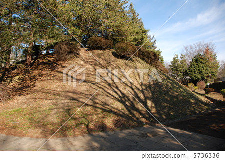 Earthworks of Oshi Castle (Gyoda City, Saitama Prefecture) 5736336