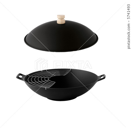 kettle barbecue grill with cover isolated on white 5741493