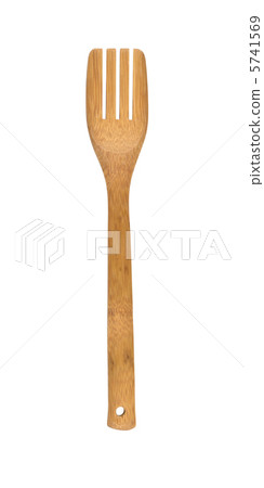 wooden kitchen devices isolated on the white 5741569