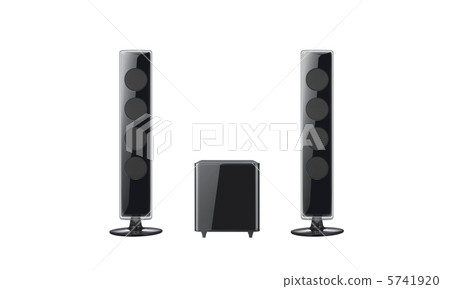 columns on a white background 5741920