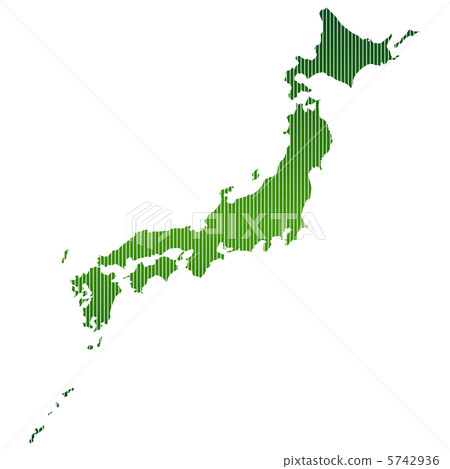 日本地圖日本地圖框架 5742936