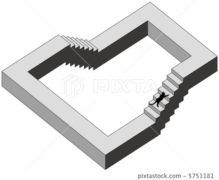 Escher-like staircase Escher-like staircase 5751181