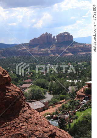 View of Sedona city from Holy Cross Church 5752804
