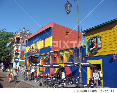 Caminoito地平線在布宜諾斯艾利斯 5753015