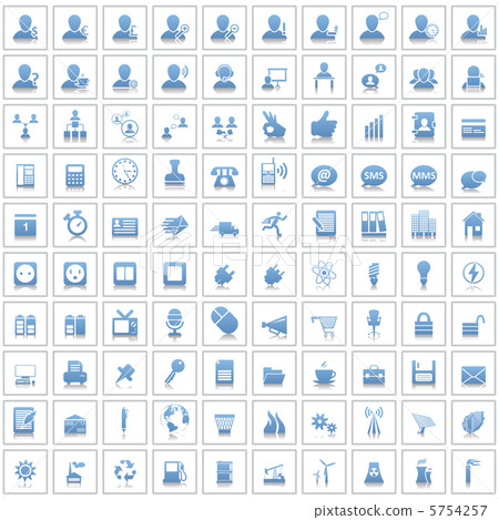 business and office icon set business and office icon set 5754257