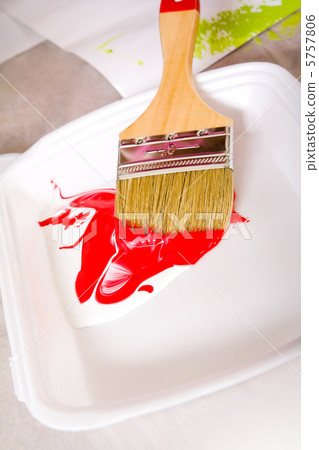 Brush with paint 5757806