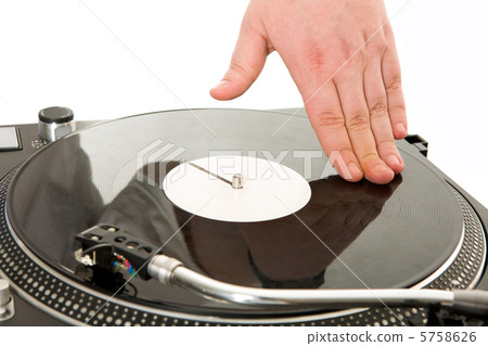 Spinning vynil disc Spinning vynil disc 5758626