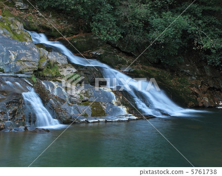 Two Tatamigaki Waterfall 5761738