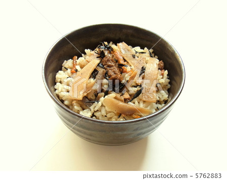 Hijiki煮熟的米飯 5762883