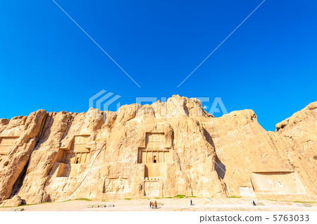 The tomb of the king of Persia (Naghet Rostam, Iran) 5763033