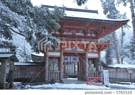 Omi Sakamoto Winter的Hiyoshi Taisha Omi Sakamoto Winter的Hiyoshi Taisha 5765529