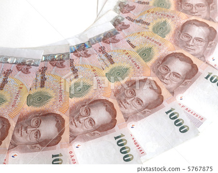 Thai Baht paper money 5767875