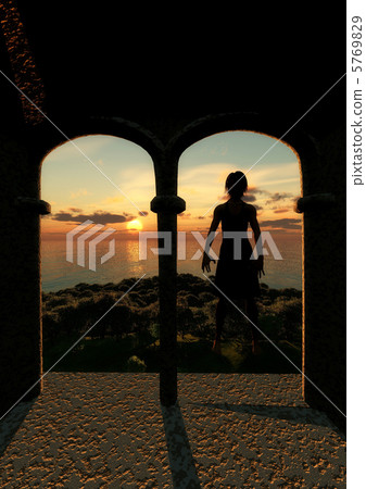 女性漂浮 5769829