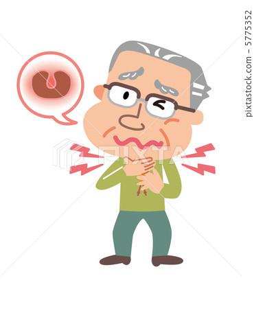 有喉嚨痛的老人 有喉嚨痛的老人 5775352