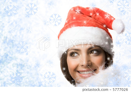 Woman in snow 5777026