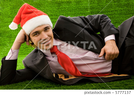 Lying on grass Lying on grass 5777137
