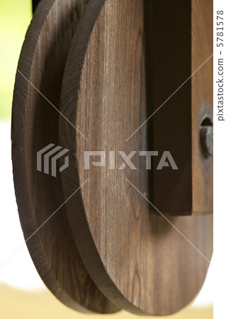 Pulley of a well of Kyoto 5781578