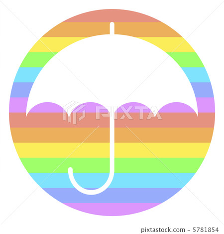 Colorful umbrella mark 5781854