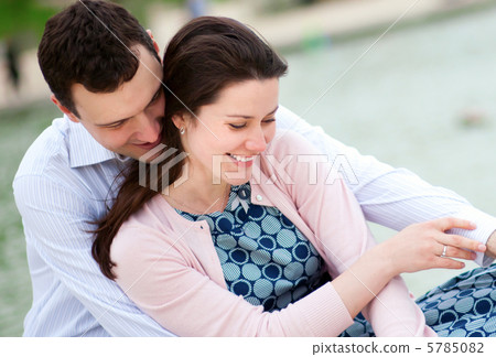 Happy smiling couple enjoying their time together Happy smiling couple enjoying their time together 5785082
