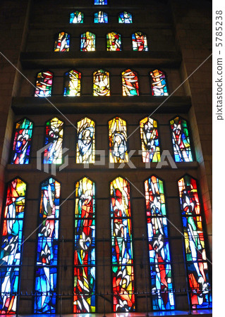 天使報喜通知教堂彩色玻璃 5785238
