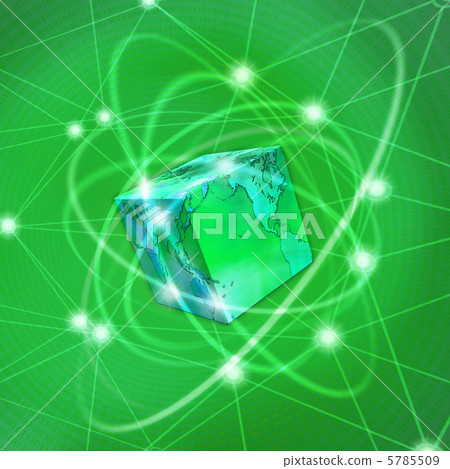 綠燈環和網絡/背景 5785509
