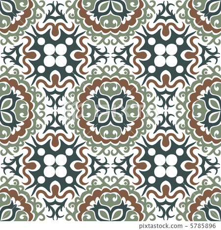 Vintage seamless pattern-插圖素材 [5785896] - PIXTA圖庫