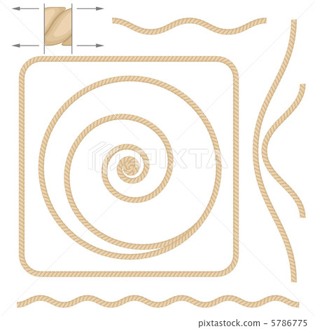 Abstract beige rope Abstract beige rope 5786775