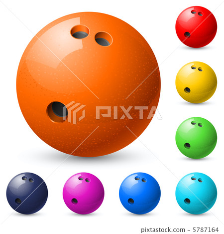 Set of bowling balls 5787164