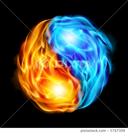 Symbol of yin and yang Symbol of yin and yang 5787309