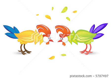Rooster or game birds cockfighting Rooster or game birds cockfighting 5787497