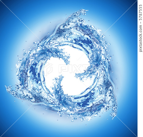 Cool water wave swirl Cool water wave swirl 5787555