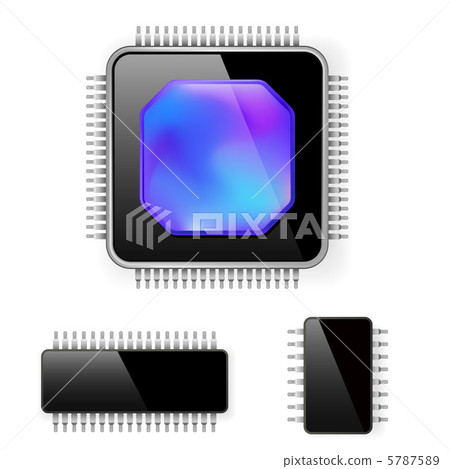 Computer microcircuit Computer microcircuit 5787589