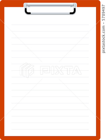 Clipboard · Red 5789497