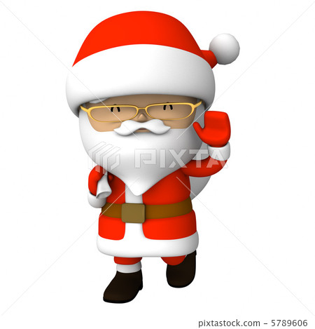 Santa Claus · walking pose bag holding 5789606