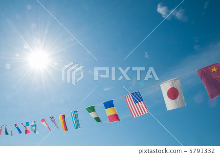 體育節日旗幟 體育節日旗幟 5791332