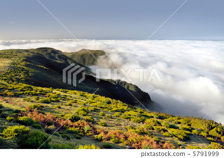 Valley, Lomba de Risco, Plateau of Parque natural de Madeira, Madeira island, Portugal Valley, Lomba de Risco, Plateau of Parque natural de Madeira, Madeira island, Portugal 5791999
