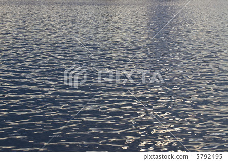 Rippled water surface with dusk mirroring 5792495