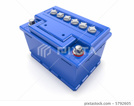 Car battery. 3d 5792605