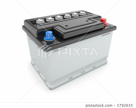Car battery. 3d 5792635