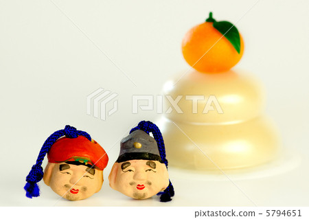 Stock Photo: daikokuten, the god of wealth, happy new year