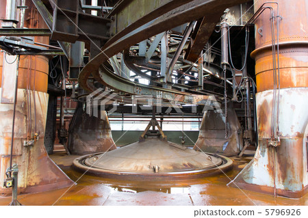 Velklingen鐵廠的鐵礦石輸入口 5796926