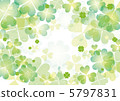 三葉草背景材料 5797831