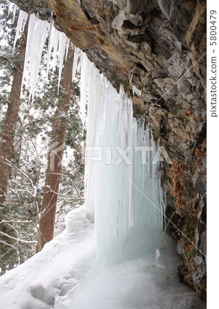 西御谷村,禦保垣的冰柱 西御谷村,禦保垣的冰柱 5800479