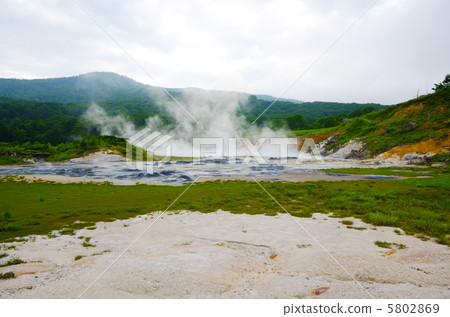 泥火山，Suzuken溫泉，十和田八幡平國家公園 5802869