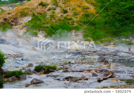 Mud volcanoes, Suzuken Onsen, Towada Hachimantai National Park 5802874