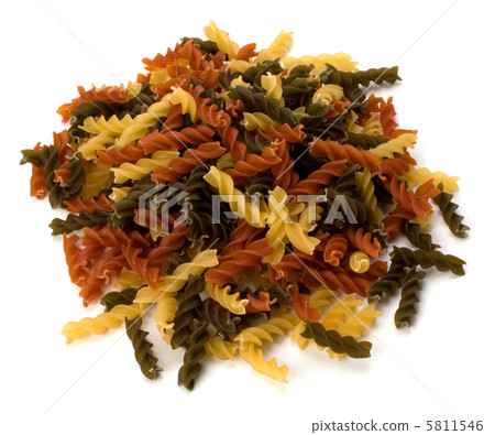 Italian pasta isolated on white background Italian pasta isolated on white background 5811546