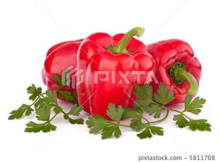 red pepper isolated on white background 5811708